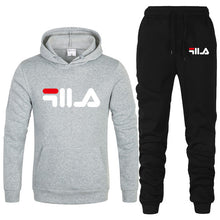 Load image into Gallery viewer, Men&#39;s Tracksuit 2 sets of new fashion jacket sportswear men&#39;s sweatpants hoodies spring and autumn men&#39;s brand hoodies pants